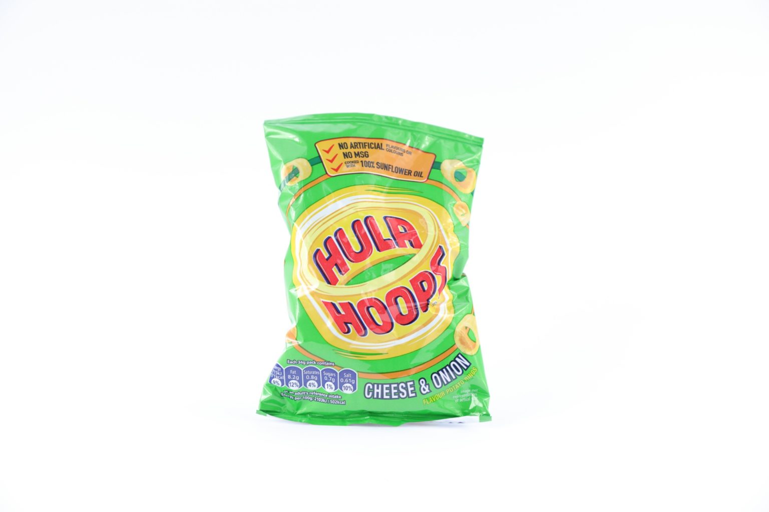 Hula Hoops Cheese and Onion Best Before 06.03.21 Best Of British