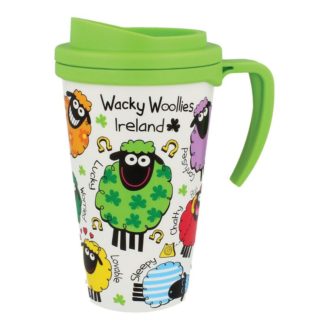 Wacky Woollies Ireland Colorful Travel Mug