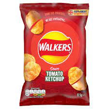 Walkers Tomato Ketchup crisps