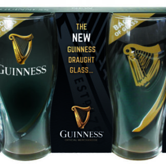 Guinness Beer Harp Pint Glass and Bottle Opener Pack