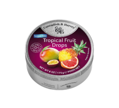 Sugar Free Tropical Fruit Drops