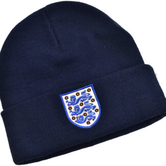 England 3 Lion Turnup Knitted Beanie