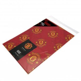 Manchester United 2 Sheet 2 Tag Gift Wrap