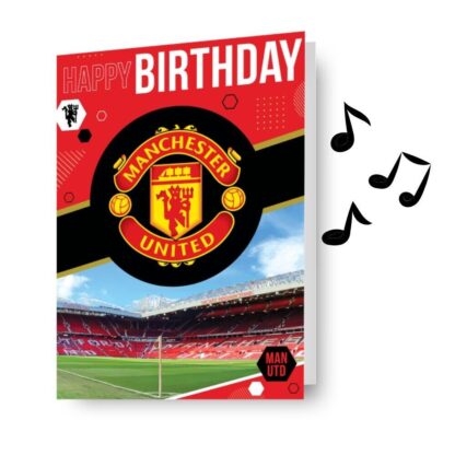 Manchester United FC Musical Birthday Card