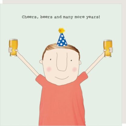 Rosie Made a Thing Card Cheers Beers