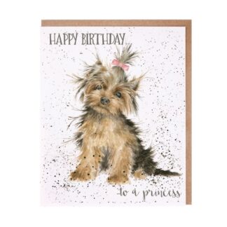 Wrendale Design Greeting Card Princess Yorkshire Terrier